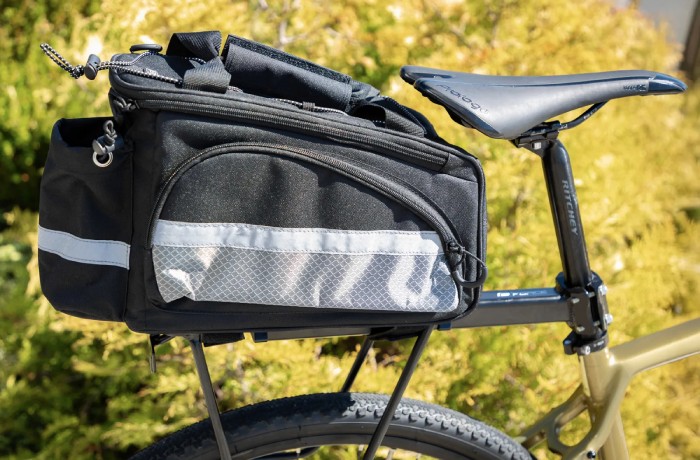 Brašna na zadní nosič FORCE LARGE II 20l, černá