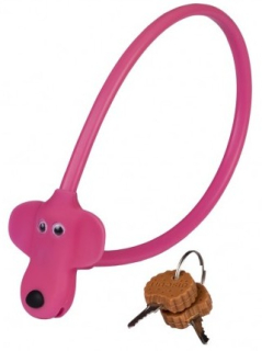 Zámek na kolo KLS Kiddy, pink