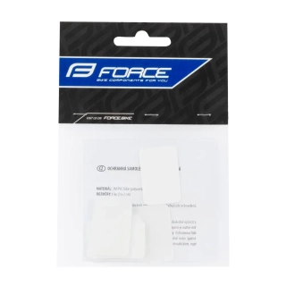 Ochranné nálepky FORCE pod bowden sada 6ks, čiré
