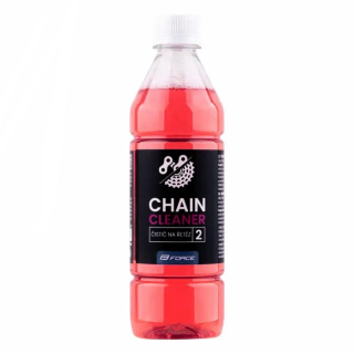 Čistič na řetězy FORCE STRONG 0,5 l, láhev, růžový