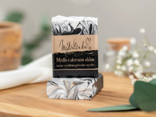 MýdLenka přírodní Mýdlo s aktivním uhlím