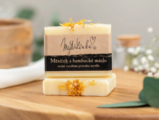 MýdLenka přírodní měsíčkové mýdlo Měsíček a bambucké máslo