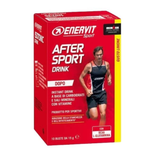 ENERVIT After Sport Drink inst. napoj, 10x15 g citron