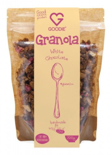 GOODIE granola Bílá čokoláda 300g (Min. trvanlivost do: 17.05.2025)
