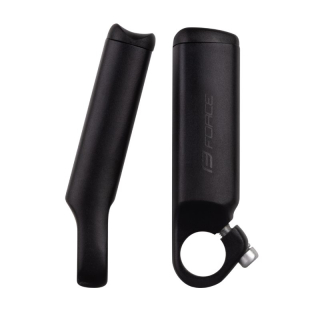 Nástavce - rohy FORCE B4.4 11 cm Al, černé matné