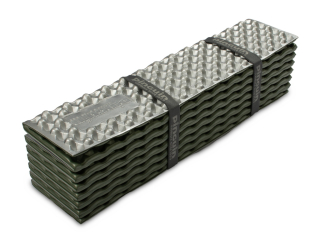 Pěnová karimatka PINGUIN Fold L Alu, silver green