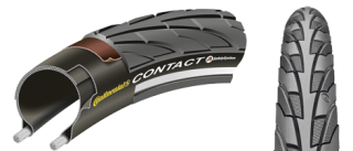Continental CONTACT 700x37C Extra Light drát, reflex 